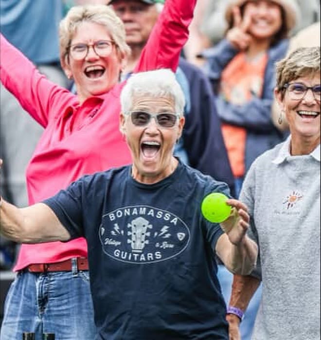Players competing at Pickleball Virginia Beach, home of the PPA Virginia Beach Open